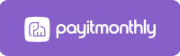 PayItMonthly – Badge – White on purple